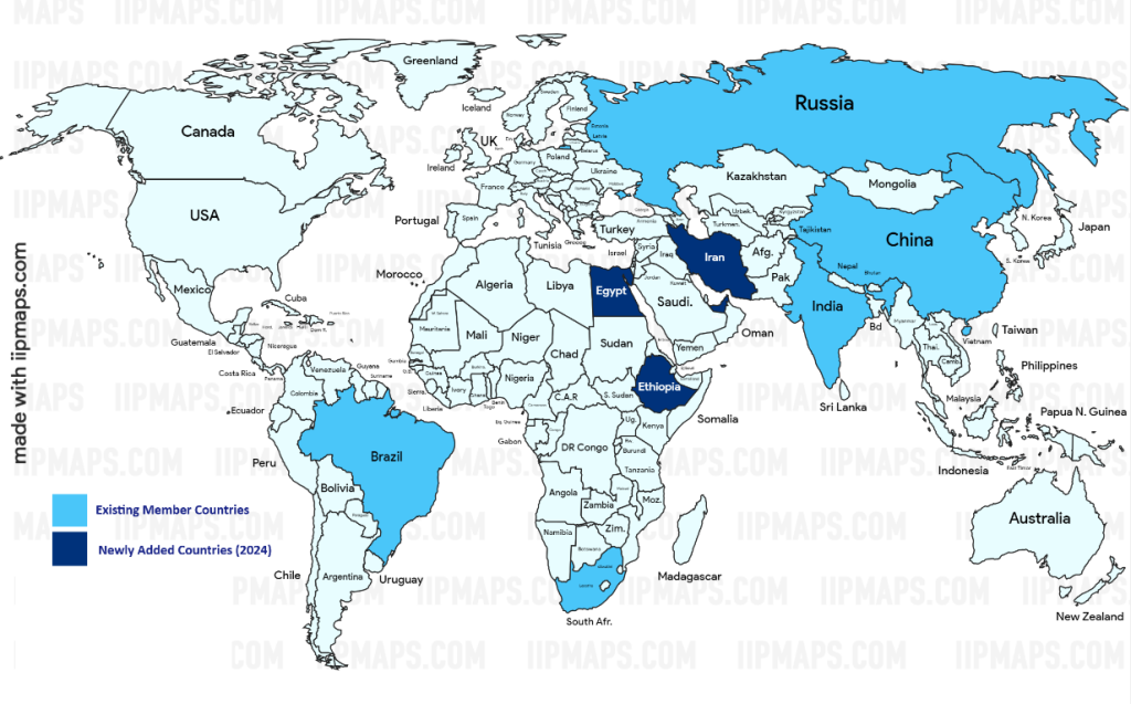 BRICS Member Countries BRICS Member Countries Map