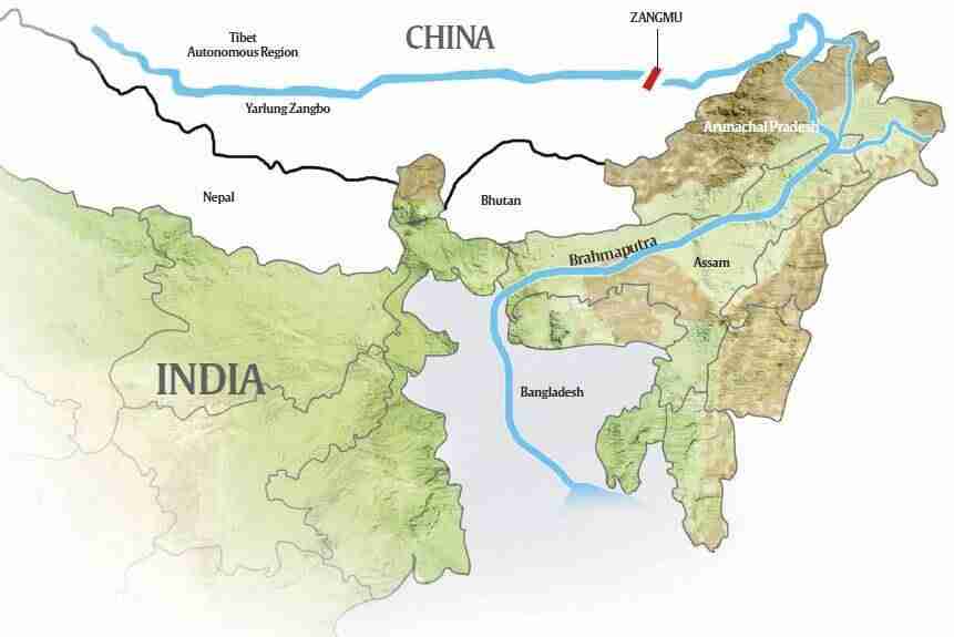 Indo China Relations Over Bramhaputra River