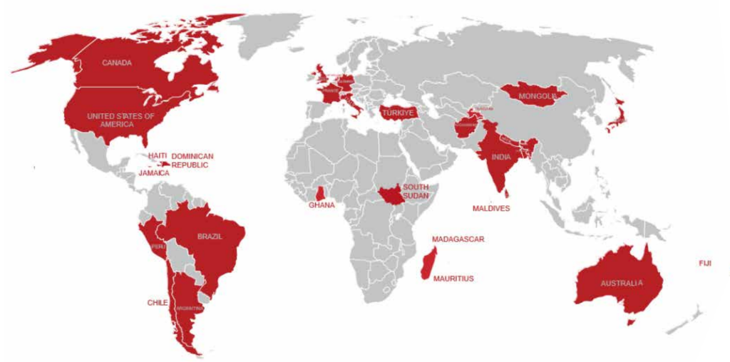 CDRI Member Countries CDRI Member Countries Map PSIR