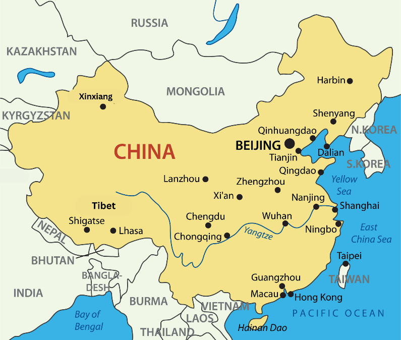 China Political Map