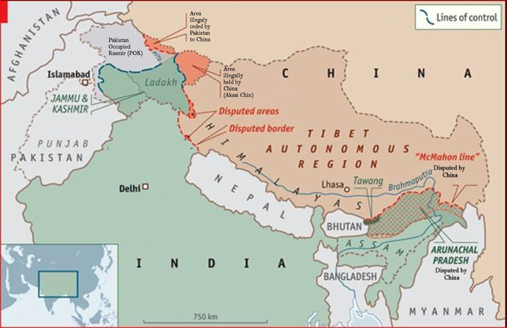 Indo China Relations Border Dispute