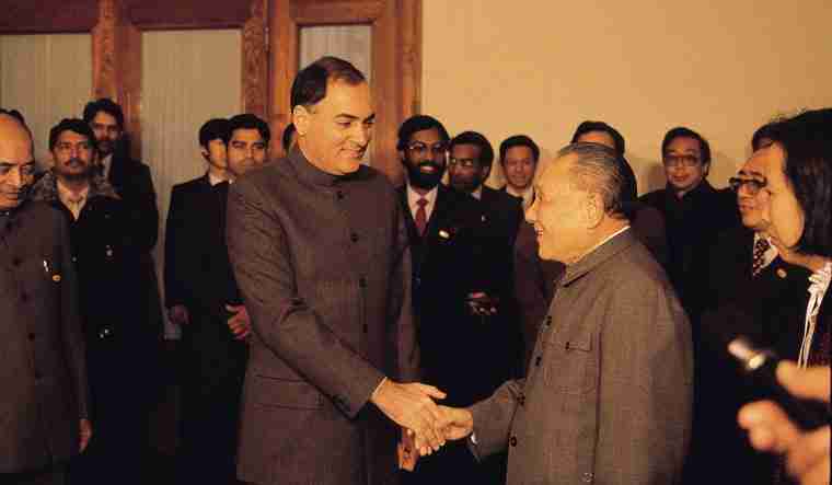 Rajiv Gandhi China Visit