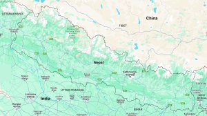 India Nepal Relations Map