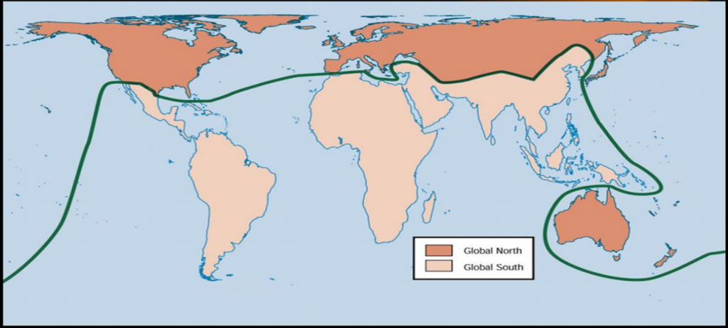 global south and north Global South and Global North Division