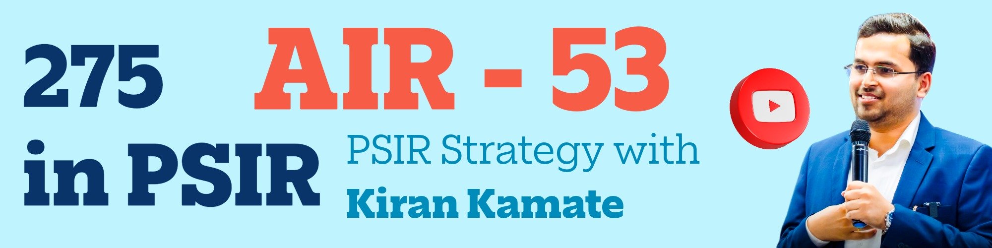 PSIR Topper Kiran Kamate Strategy Interview