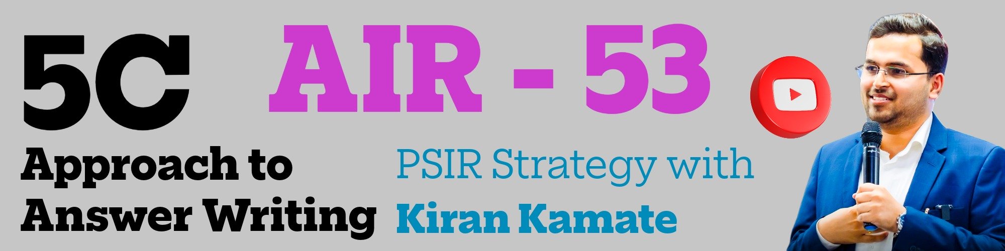 PSIR Topper Kiran Kamate Strategy Interview