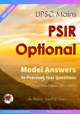 PSIR Optional Model Answers
